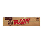 RAW Classic King Size Slim rolling papers booklet on white background