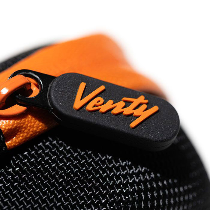 A close up of venty zip lock