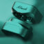 Emerald Krush Kube grinder opened to show the sharp internal teeth