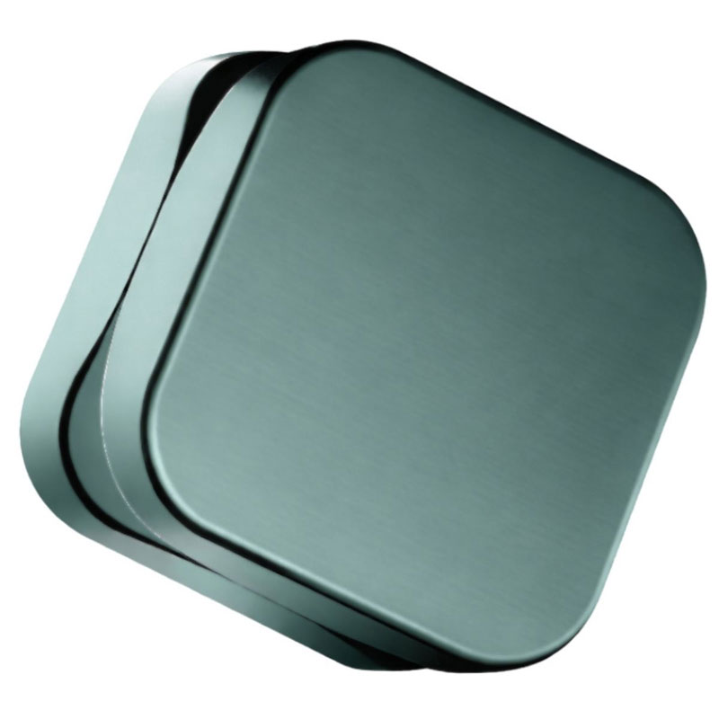 Krush Kube 2.0 55mm space grey aluminium grinder viewed from above
