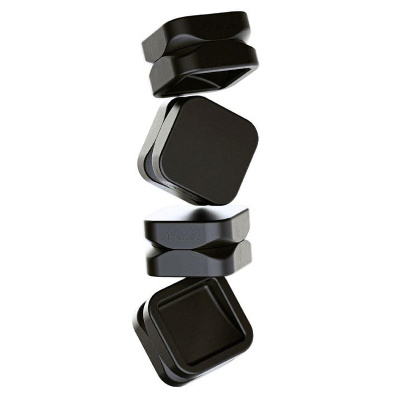 Krush Kube 2.0 55mm 2-part square cannabis grinder in multiple colourways
