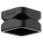 Black Krush Kube 2.0 grinder showing its square two-part design and Krush logo