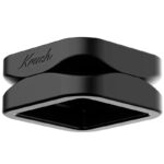 Black Krush Kube 2.0 XL aluminium grinder shown from the front