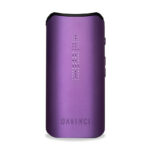Purple DaVinci IQ Core vaporizer shown from the front with vertical LED display