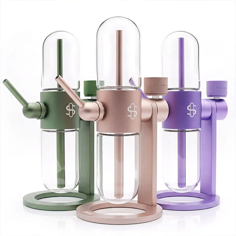 Green, Desert Rose and purple Stündenglass Gravity Infusers