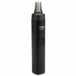 Black XMax V4 Pro dry herb vaporizer shown from a side angle