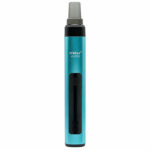 Blue XMax V4 Pro dry herb vaporizer shown from the front