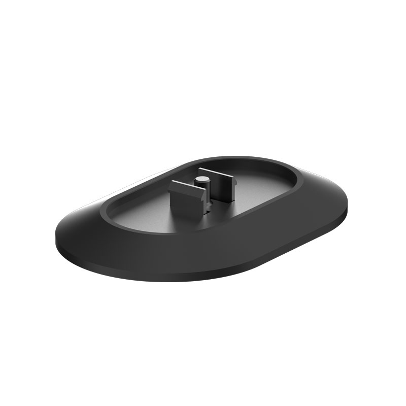Black base for the Dr. Dabber Switch GO with charging connection points