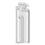 Clear glass water attachment for the Dr. Dabber Switch GO