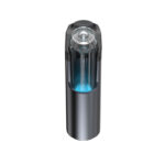Top-down view of the Dr. Dabber Switch GO glass chamber and mouthpiece