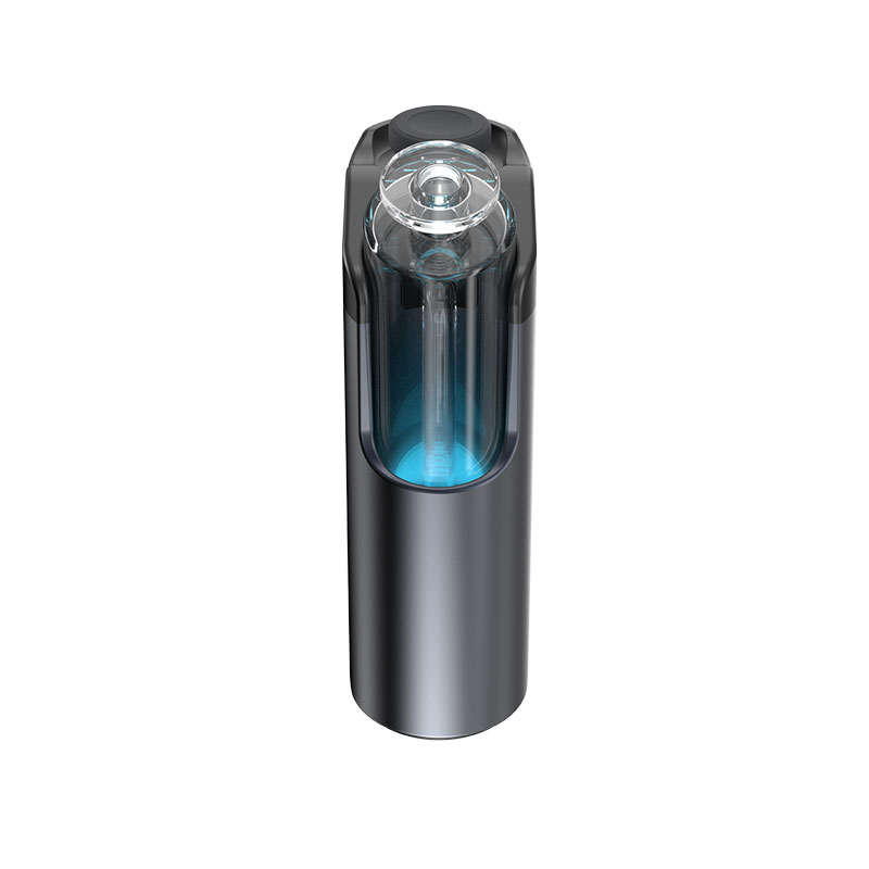 Top-down view of the Dr. Dabber Switch GO glass chamber and mouthpiece