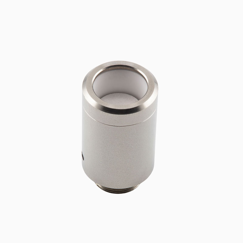 G Pen Micro 2 Ceramic Tank showing the ceramic heating chamber and stainless steel housing