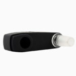 Top view of the G Pen Micro 2 Rig Adapter showing the vaporizer opening and frosted glass joint