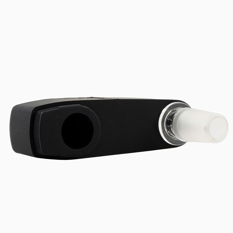 Top view of the G Pen Micro 2 Rig Adapter showing the vaporizer opening and frosted glass joint