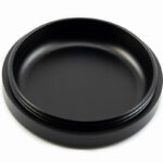 G Pen 3-Piece Slim Grinder open collection chamber in black