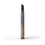 Front view of the Vessel Craftsman 510 Battery showing its slim design, walnut wood body, control button and black mouthpiece