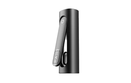 PAX Flow Onyx vaporizer on white background